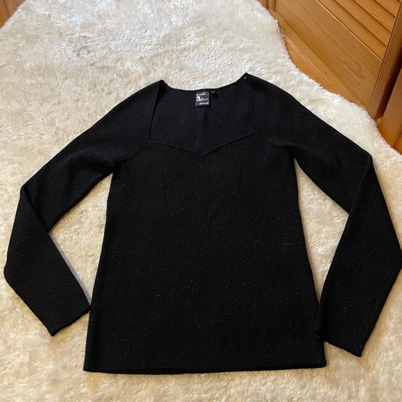 Women’s black ribbed sweater size USL from Reitmans - Picture 1 of 4